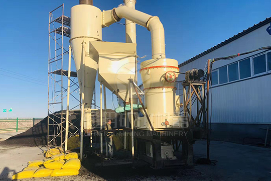 內蒙煤粉生產線試機