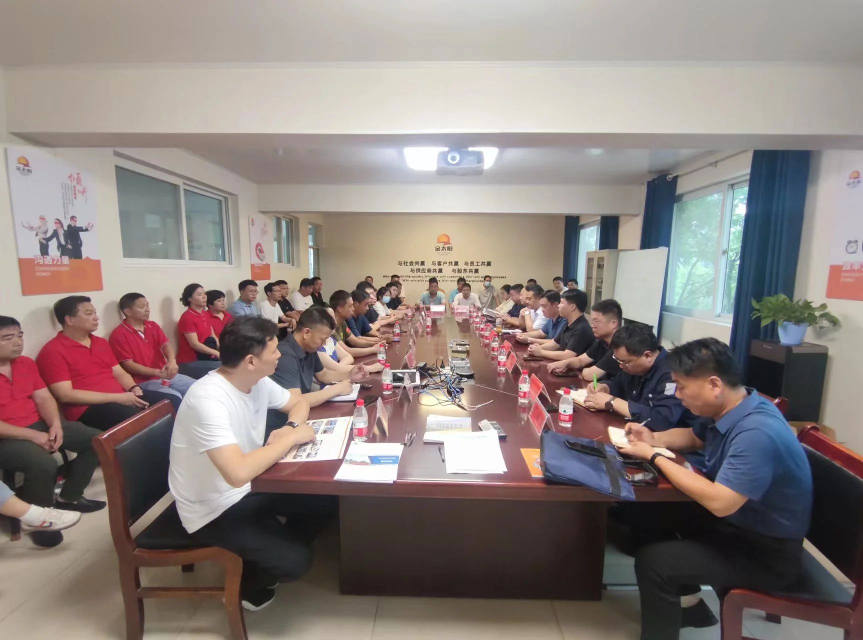 延津縣2023年工貿(mào)企業(yè)防汛應(yīng)急演練在我司舉行！